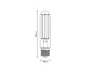 Ampoule LED E40 38W à Filament T46 6500lm Haute luminosité - Blanc Neutre 4000K - 5500K