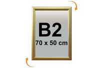 Cadre Clic-Clac B2 70 x 50 cm DORE / GOLD