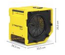 Turbo-ventilateur portable électrique monophasé TFV 20 - TROTEC