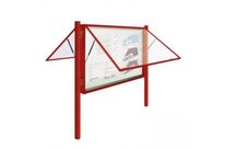 Vitrine d&amp;#039;extérieur double face - Epaisseur 75 mm