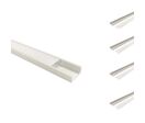 Profilé Aluminium pour Ruban LED Couvercle Blanc Opaque - 1 m