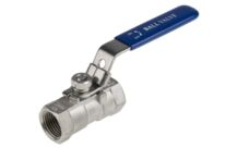 Vanne à boisseau 2 voies en acier inoxydable | RS PRO 986 psi BSPP