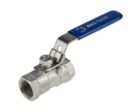 Vanne à boisseau 2 voies en acier inoxydable | RS PRO 986 psi BSPP