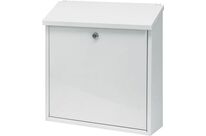 Boîte Aux Lettres Murale Hauteur 37 Cm Blanc