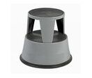 Tabouret escamotable dia 42cm - gris