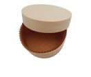 Boîte ronde en bois avec papier cuisson et couvercle 200 ml x 100 Firplast