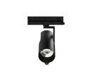Spot LED sur Rail Triphasé Intelligent IA 35W CCT 50° Noir