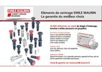 Eléments de centrage EMILE MAURIN : La garantie du meilleur choix