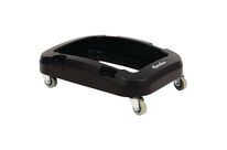 Manutan Expert - Chariot pour poubelle 60/80 L - Noir - Plastique Recyclé 50% - Mobile et Robuste