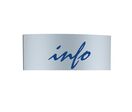 LOGO autoadhésif " INFO" pour TOTEM-EXPO