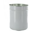 Seau métallique à ouverture totale avec couvercle