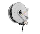 Enrouleur Graisse 12 m ø 3/8 400 bars Acier Peint avec enroulement automatique et support mural fixe Raasm RA.8390.501