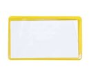 Etiquette Magnétique Fond Jaune 100x60mm