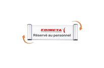 Plaque signalétique ClicSign® 1/2 A4 (105x297 mm)