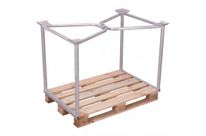 Rehausse palette claire-voie galvanisée