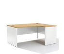 Bureau d'angle piètement plein