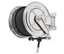 Enrouleur air et eau 30 m Ø G 1 (f) 20 bars Inox 304 avec enroulement automatique et support mural fixe Raasm RA.8562.101