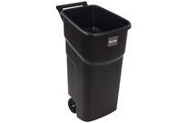 Manutan Expert - Conteneur 100 L Noir - Tri Sélectif Mobile - 85% Recyclé - Idéal Industrie &amp;amp; Bureaux