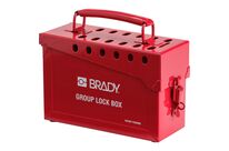 Boîte de consignation de groupe pour sécurité LOTO | Boîte de consignation Brady LOTO-18