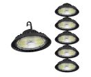 Pack de 6 - Cloche LED Industrielle UFO Dimmable 250W 187lm/W - Blanc Froid 6000K - 8000K