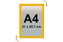 Cadre Clic-Clac A4 JAUNE