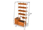 Étagère mobile pour boîtes à bec | Support 5 niveaux N° 20A-3