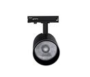 Spot LED sur Rail Noir Monophasé 24W 36° TRIAC Dimmable - Blanc Neutre 4000K - 5500K