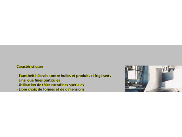 Couvercle télescopique en acier