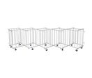 Croso - Barrière de protection extensible Aubin Gris Aluminium 13.3m Extérieur Anodisé