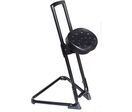 Manutan Expert - Tabouret Assis-Debout Polyuréthane Noir - Réglable 63-86cm - Charge 120kg - 10 Ans Garantie
