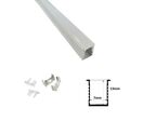 Profilé Aluminium pour Bandeau LED - Cache Blanc Opaque - 1 m