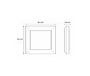 Interrupteur Mural Va-et-Vient Simple Encastré 10A 250V - Blanc Mat