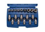 Coffret de 19 douilles Torx 1/2, E et T series - 1215