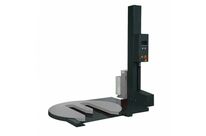 Banderoleuse professionnelle avec plateau en U - pré-étirage motorisé