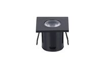 Mini Spot LED Encastrable 1W 90° Carré - Blanc Chaud 2300K - 3500K / Noir