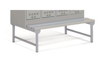 Socle banc simple face L.610 mm pour vestiaire monobloc