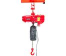 Palan électrique industriel à chaîne 2 t - 6 m - 3 kW 400 V avec crochet de suspension MW Tools KT2062