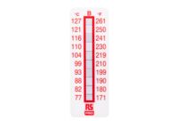 Contrôle thermique visuel | Étiquette thermosensible 10 niveaux RS PRO