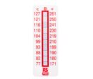 Contrôle thermique visuel | Étiquette thermosensible 10 niveaux RS PRO