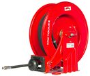 Enrouleur air, huile et eau 15 m Ø 1/2 160 bars Acier peint avec enroulement automatique et support mural fixe MW Tools SHAW1215