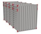Container de stockage démontable grande hauteur 5 m | KOVOBEL FRANCE