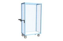 Servantes grillagées 3 côtés, plateau bois 250 à 500 kg