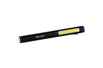 Manutan Expert - Lampe Torche Stylo LED Rechargeable 300lm Aluminium - 50m Portée - IP44 - Blanc Froid