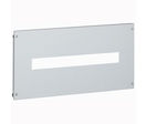 Plastron métal  XL³ 800/4000 - à vis - pour app modulaire - H 150 - 36 mod  Legrand 