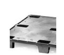 Palette plastique export 1200x1000 mm pleine