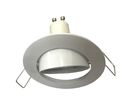 Pack de  10 - Kit Spot LED GU10 encastrable 8W Orientable Rond - Blanc Chaud 2300K - 3500K /