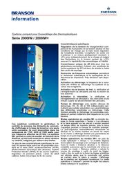 Catalogue Système compact pour l'assemblage des thermoplastiques