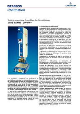 Système compact pour l'assemblage des thermoplastiques