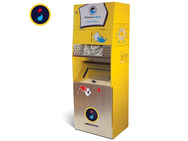 Distributeur de lingettes industrielles nettoyantes réutilisables | KLEENWIPE