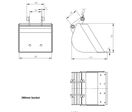 Godet 380 mm à 4 dents démontables pour pelle-rétro tracteur GMP MW Tools GMPAC4